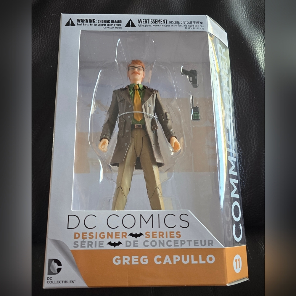 DC Comics Designer Series Commissioner Gordon Figure - Black and Tan